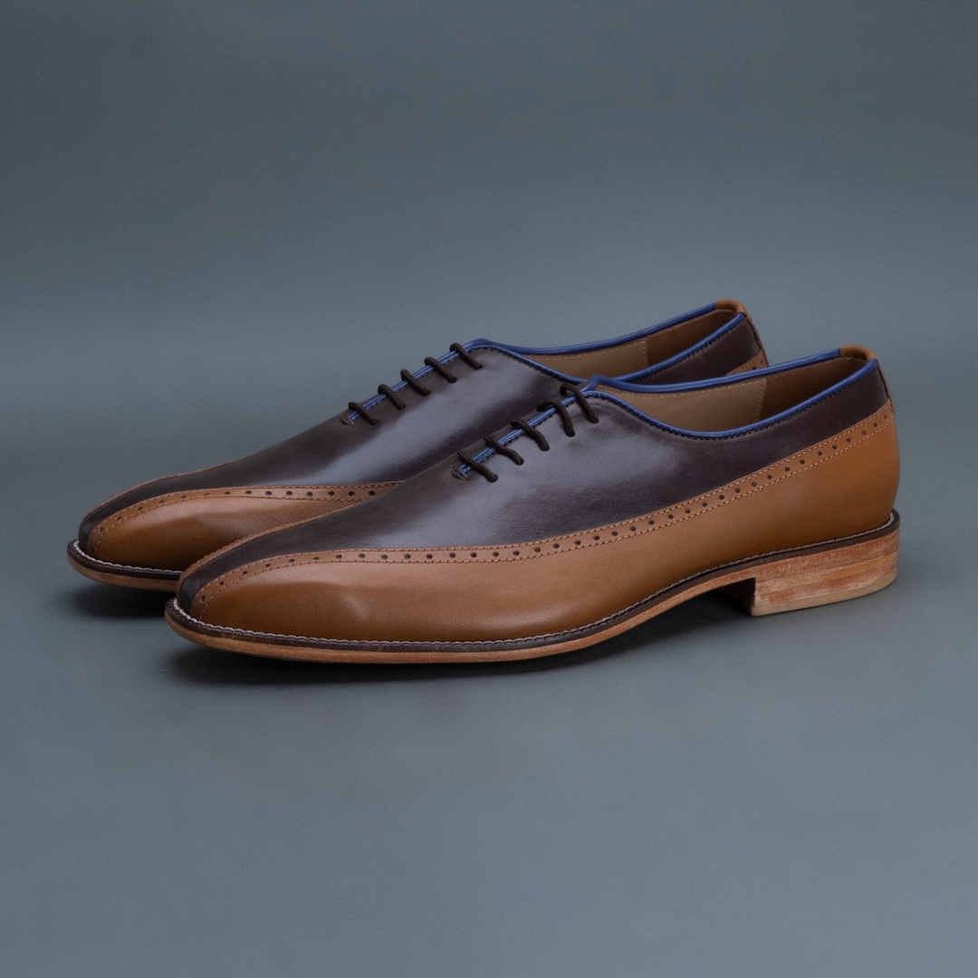 Alpha Oxford – Tan & Brown - Image 2