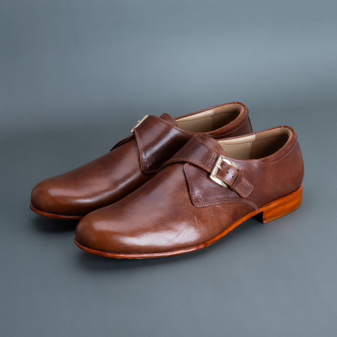 Alpha Single Strap Monk – Tan - Image 2