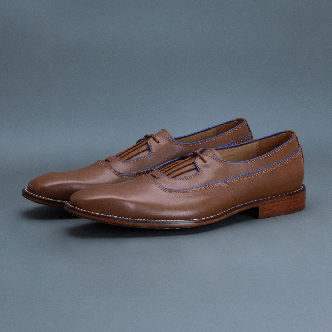 Apex Hybrid Oxford – Dark Tan - Image 2