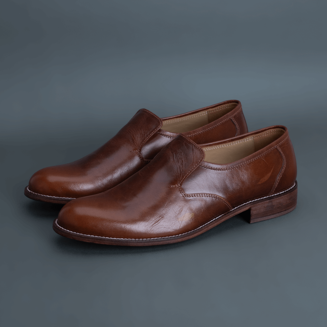 Cub Slip-on Loafer – Dark Tan - Image 2