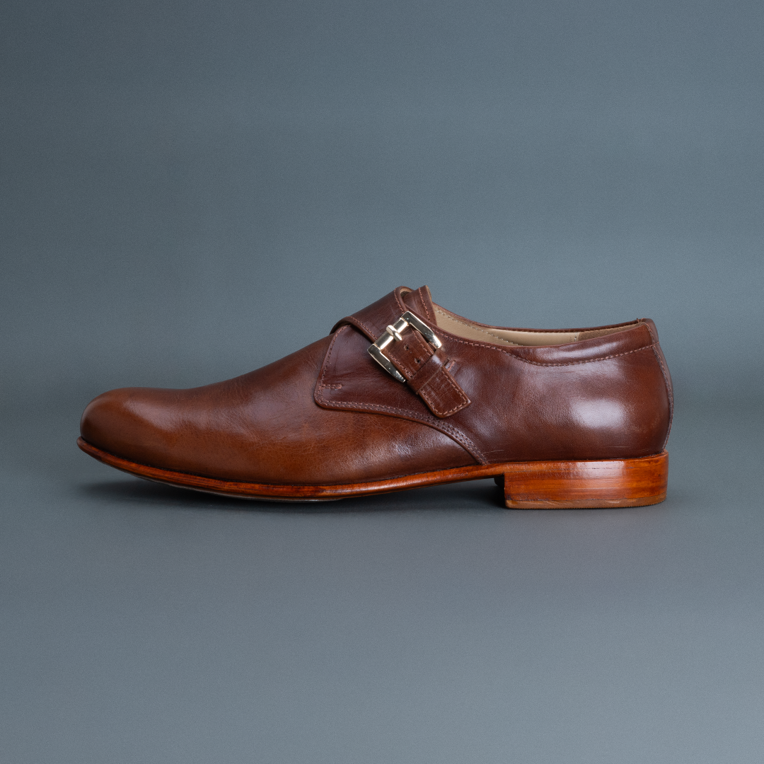 Alpha Single Strap Monk – Tan - Image 4