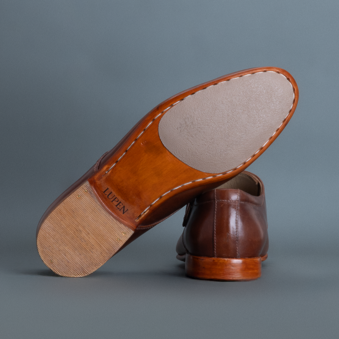 Alpha Single Strap Monk – Tan - Image 5