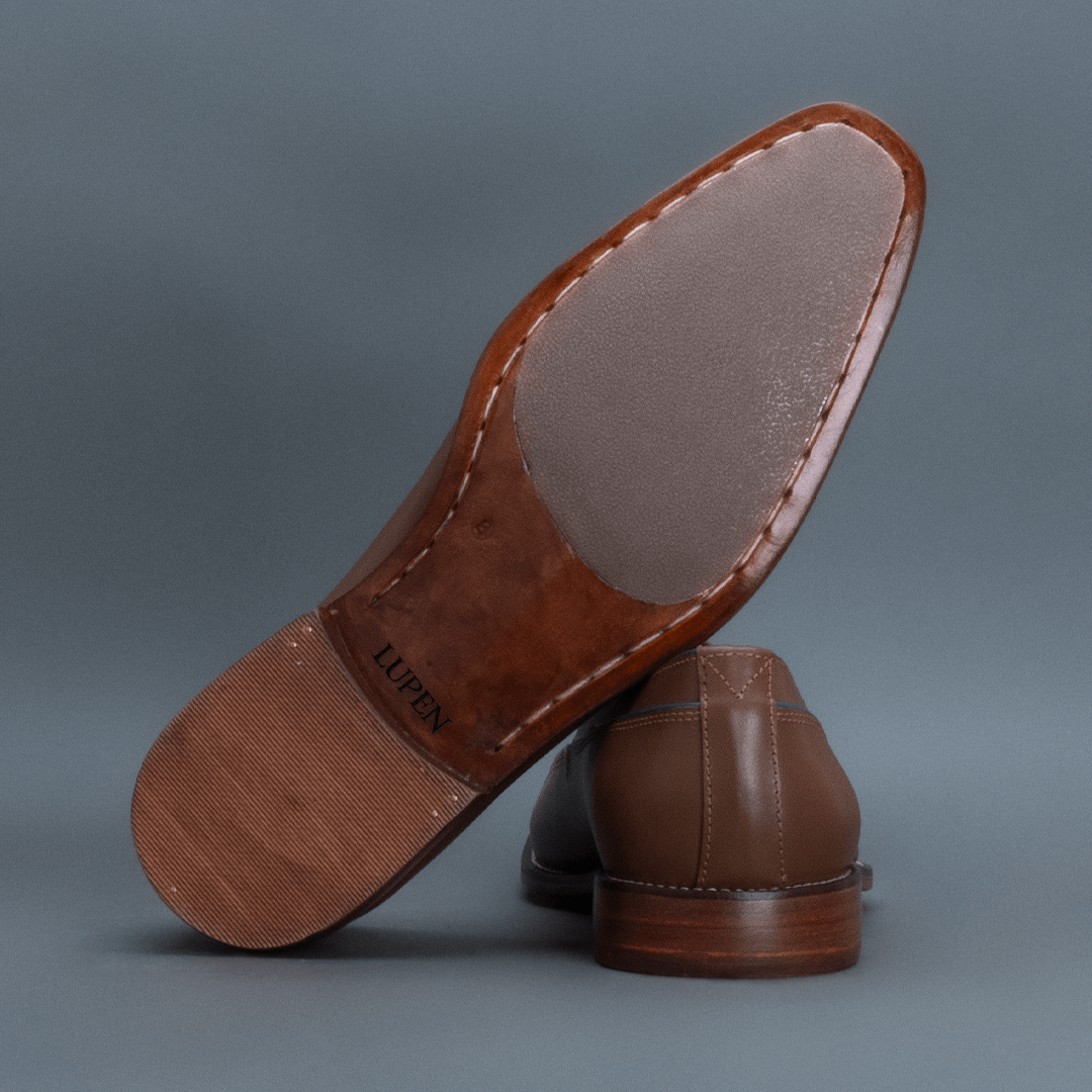 Apex Hybrid Oxford – Dark Tan - Image 5