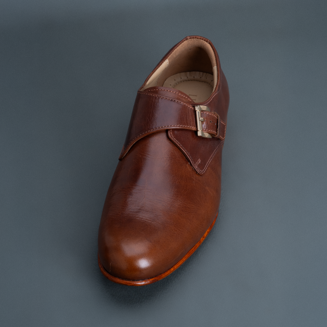 Alpha Single Strap Monk – Tan - Image 3