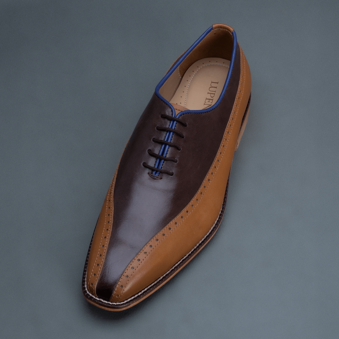 Alpha Oxford – Tan & Brown - Image 3