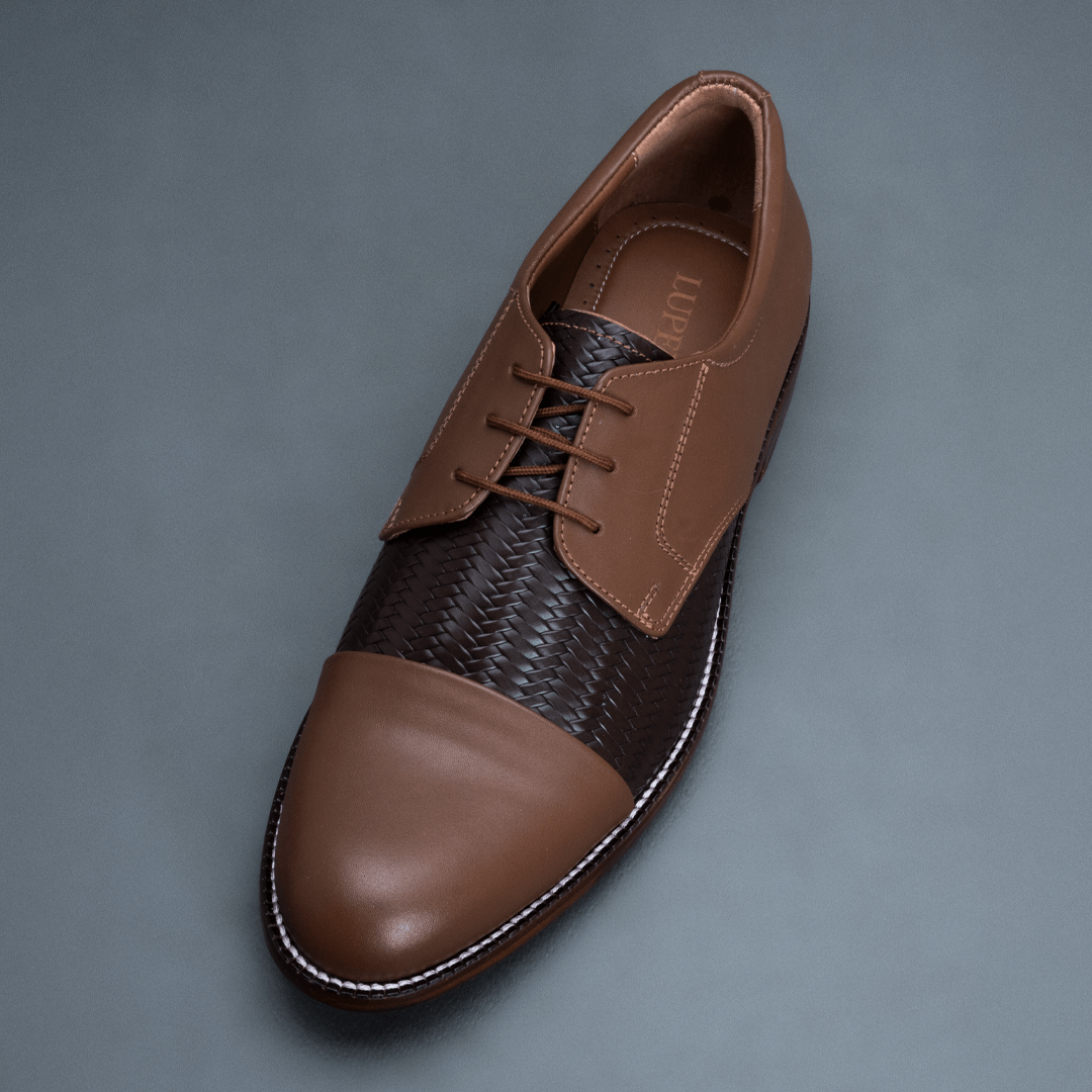 Alpha Derby – Brown & Dark Tan - Image 4