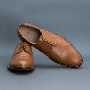 Fang Brogue Derby – Light Tan