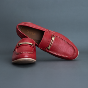 Fang Horsebit Loafer – Red